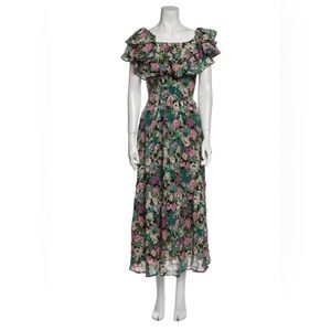 Banjanan Size Small Floral Print Long Dress - used very good condition